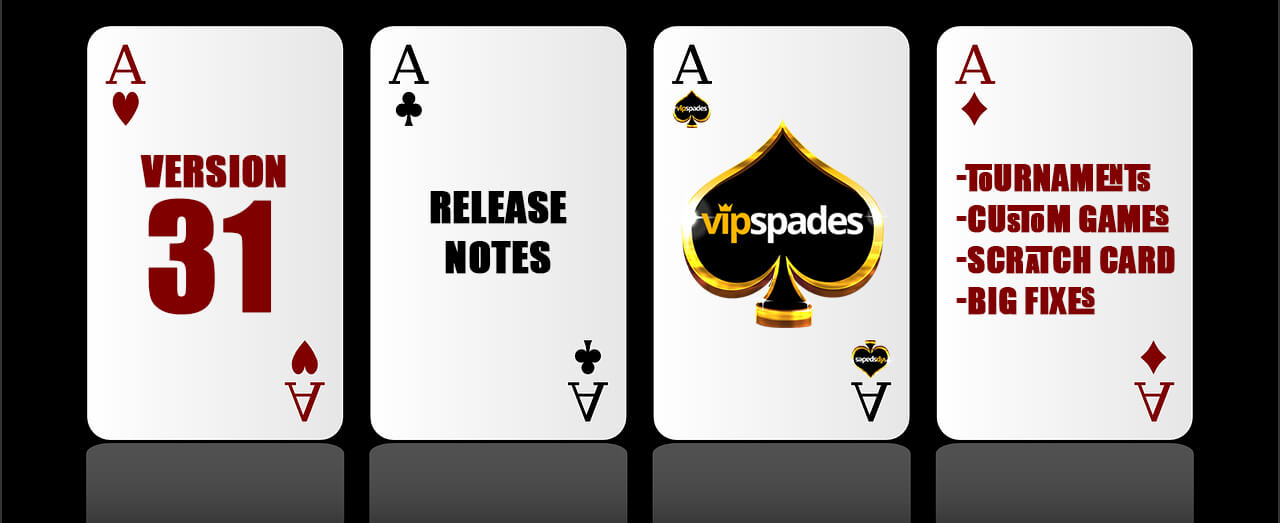 VIP Spades v31 Changes