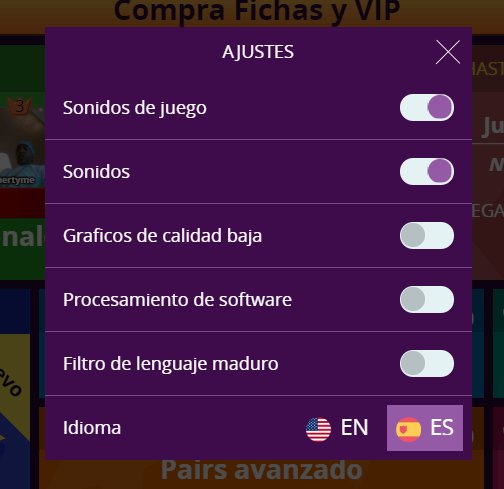 VIP Spades in Spanish