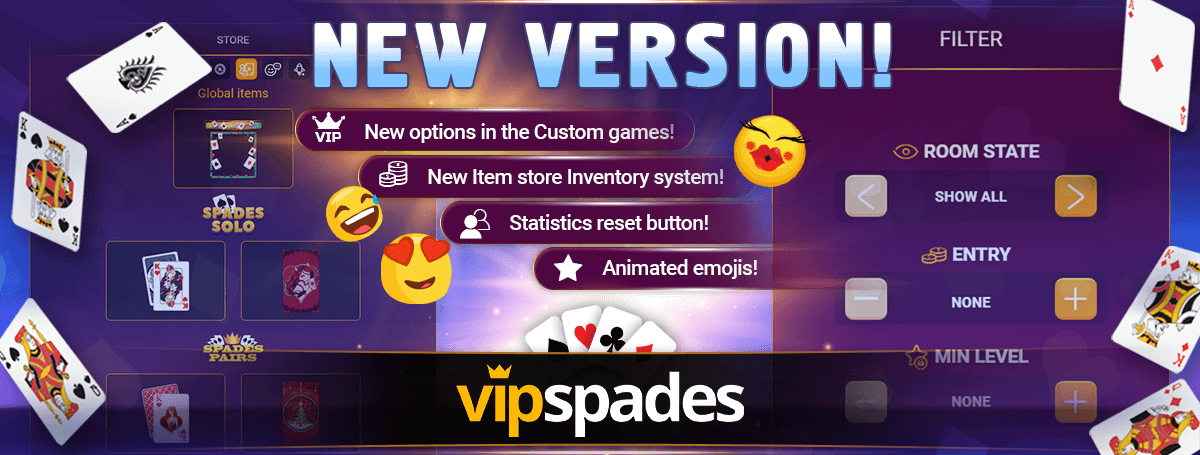 VIP Spades New Version