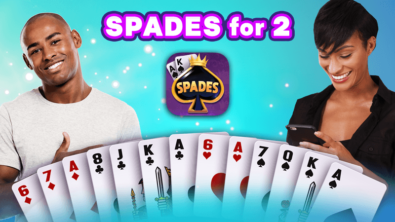 spades for 2 players