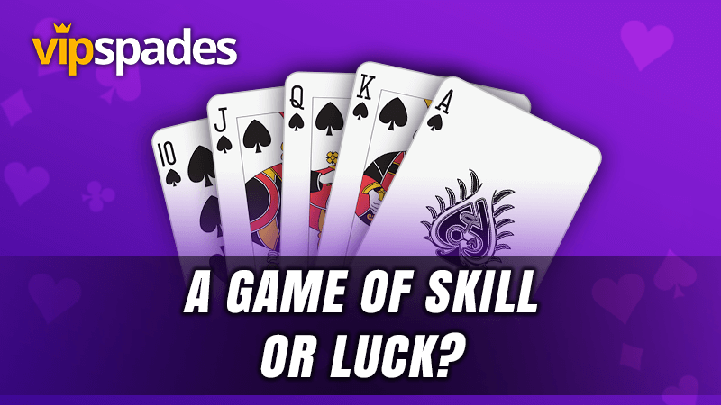 Spades - game of skill or luck