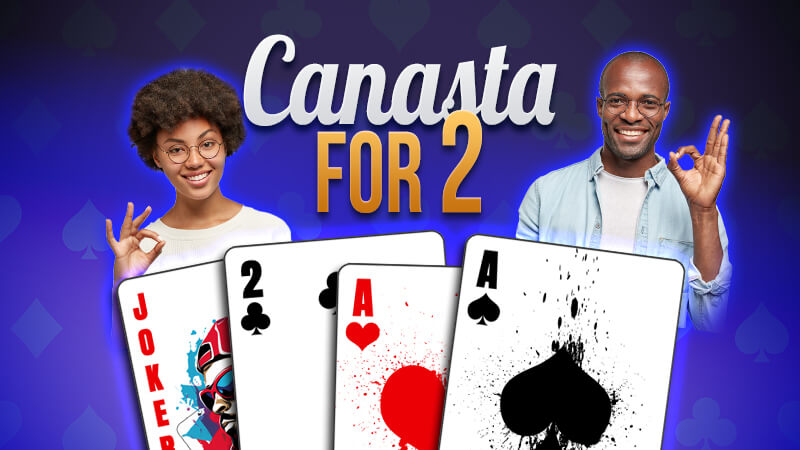 Play Canasta online free. 2-8 players, No ads